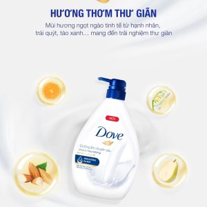 SỮA TẮM DOVE DƯỠNG ẨM CHUYÊN SÂU 530G